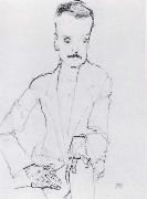 Egon Schiele Portrait of eduard kosmack France oil painting artist